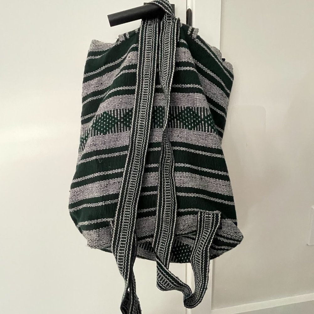 Philadelphia Eagles BoHo Fabric Drawstring Backpack - Picture 3 of 3